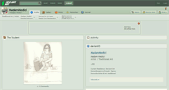 Desktop Screenshot of madammedici.deviantart.com