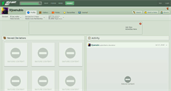 Desktop Screenshot of liljoenubio.deviantart.com