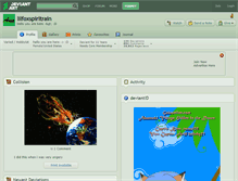 Tablet Screenshot of lilfoxspiritrain.deviantart.com