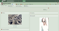Desktop Screenshot of not-you-just-me.deviantart.com
