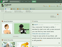 Tablet Screenshot of kingpen89.deviantart.com
