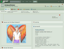 Tablet Screenshot of deidaraoktober.deviantart.com