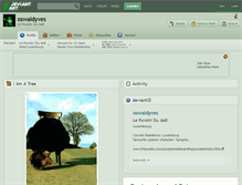 Tablet Screenshot of oswaldyves.deviantart.com