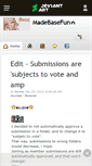 Mobile Screenshot of madebasefun.deviantart.com