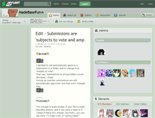 Tablet Screenshot of madebasefun.deviantart.com