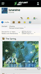 Mobile Screenshot of lunaraine.deviantart.com