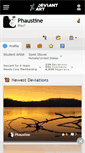 Mobile Screenshot of phaustine.deviantart.com