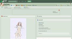 Desktop Screenshot of lily-evans.deviantart.com