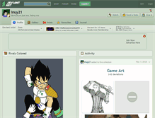 Tablet Screenshot of inuy21.deviantart.com