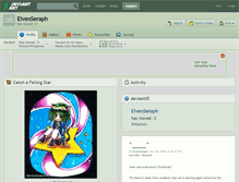 Tablet Screenshot of elvenseraph.deviantart.com