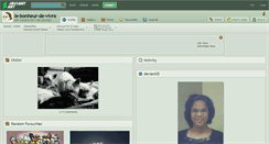 Desktop Screenshot of le-bonheur-de-vivre.deviantart.com
