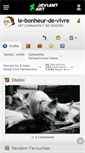 Mobile Screenshot of le-bonheur-de-vivre.deviantart.com