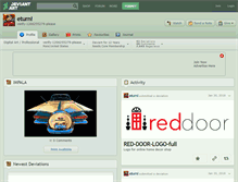 Tablet Screenshot of eturnl.deviantart.com