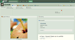 Desktop Screenshot of mhmaleigh.deviantart.com