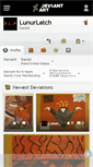 Mobile Screenshot of lunurlatch.deviantart.com