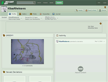 Tablet Screenshot of kibaoftheleaves.deviantart.com
