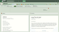 Desktop Screenshot of calixlove.deviantart.com
