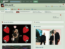 Tablet Screenshot of billie-joe-rp.deviantart.com