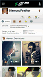 Mobile Screenshot of diamondfeather.deviantart.com