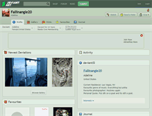 Tablet Screenshot of fallinangle20.deviantart.com