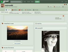 Tablet Screenshot of mstrmnd88.deviantart.com