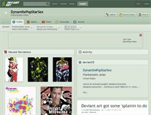 Tablet Screenshot of dynamitepopstarsex.deviantart.com