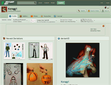 Tablet Screenshot of koragg1.deviantart.com
