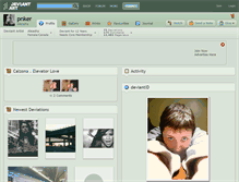 Tablet Screenshot of pnker.deviantart.com