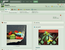 Tablet Screenshot of kasarix.deviantart.com