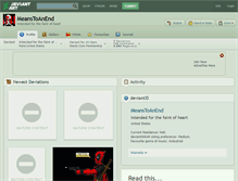 Tablet Screenshot of meanstoanend.deviantart.com
