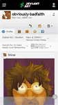 Mobile Screenshot of obviously-badfaith.deviantart.com