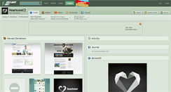 Desktop Screenshot of heartcorecz.deviantart.com