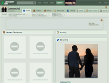Tablet Screenshot of lomnochd.deviantart.com
