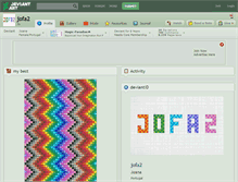 Tablet Screenshot of jofa2.deviantart.com