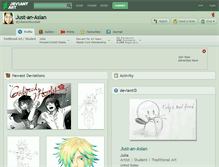 Tablet Screenshot of just-an-asian.deviantart.com