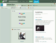 Tablet Screenshot of animal-city.deviantart.com