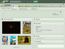 Tablet Screenshot of flyntnkrs.deviantart.com