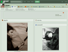 Tablet Screenshot of cmoan.deviantart.com