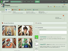 Tablet Screenshot of polaara.deviantart.com