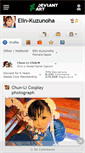 Mobile Screenshot of elin-kuzunoha.deviantart.com