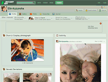 Tablet Screenshot of elin-kuzunoha.deviantart.com