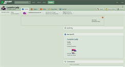 Desktop Screenshot of lucario-lady.deviantart.com