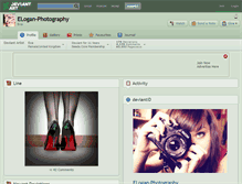 Tablet Screenshot of elogan-photography.deviantart.com