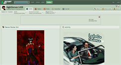 Desktop Screenshot of nightdemon14xiii.deviantart.com