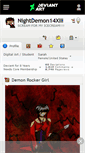 Mobile Screenshot of nightdemon14xiii.deviantart.com