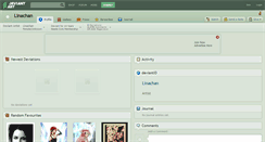 Desktop Screenshot of linachan.deviantart.com
