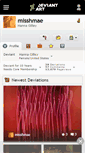 Mobile Screenshot of misshmae.deviantart.com