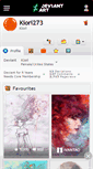 Mobile Screenshot of kiori273.deviantart.com