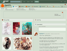 Tablet Screenshot of kiori273.deviantart.com