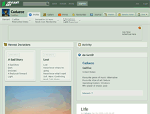 Tablet Screenshot of caduece.deviantart.com